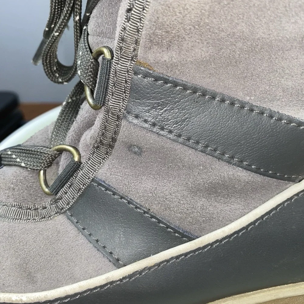 Sorel Tivoli II Women's Winter Snow Boots Waterproof Suede Faux Fur‎ Gray 8.5